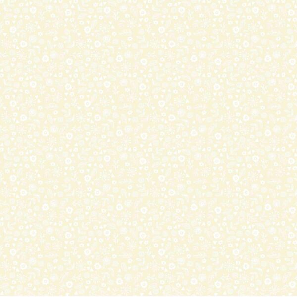 Makower Essentials - 1911/Q2 Doodle Ditzy Cream