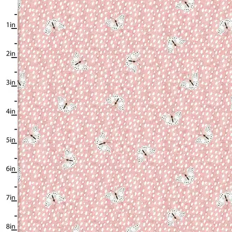 3 Wishes - Baby In Bloom - Fluttering Fawn - Brushed Cotton