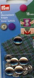 Prym Brass Cover Buttons 15mm