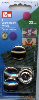 Prym Brass Cover buttons 23mm