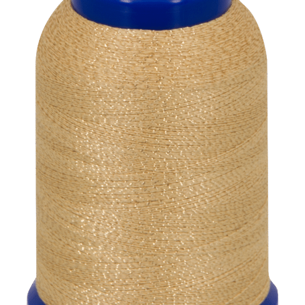 baby lock Metallic Textured Thread Beige & Gold 1000m