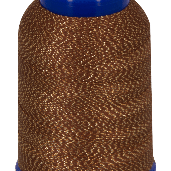 baby lock Metallic Textured Thread Brown & Gold 1000m