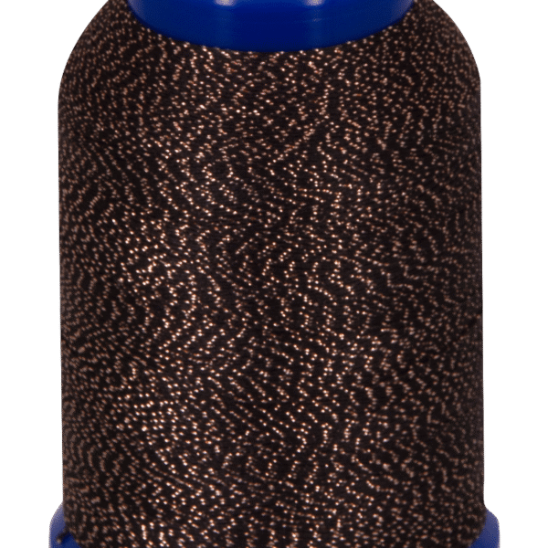 baby lock Metallic Textured Thread Black & Bronze 1000m