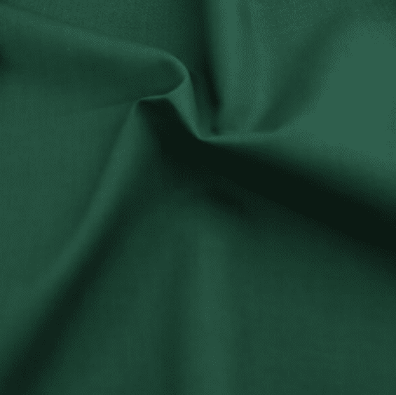 Plain Poly Cotton - Bottle Green