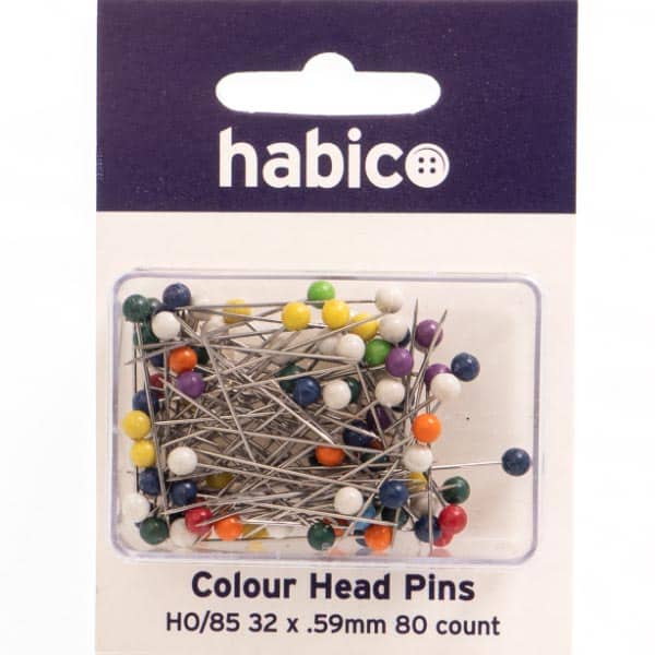Habico Coloured Head Pins