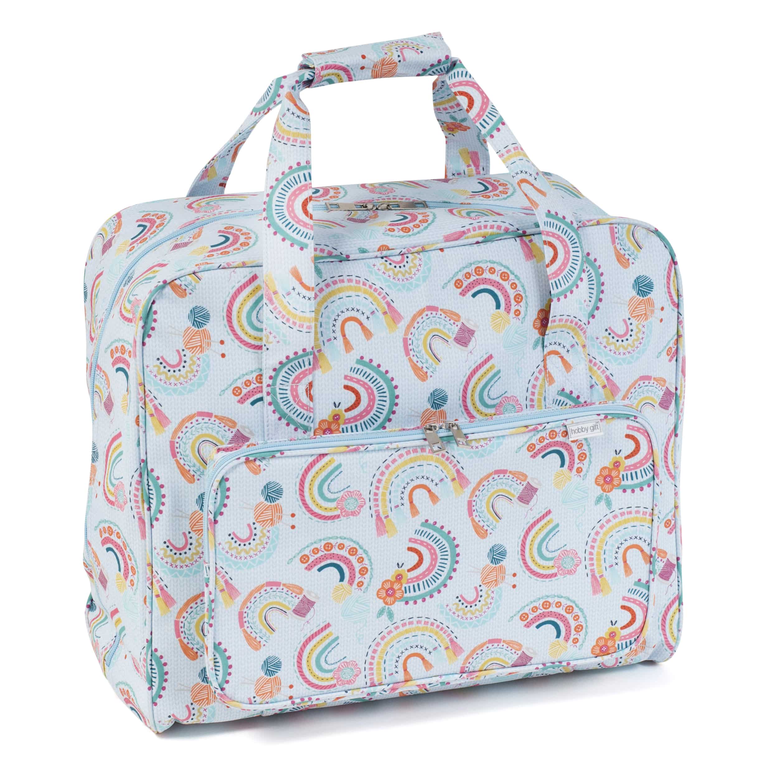 Sewing Machine Bag - Matte PVC - Rainbows