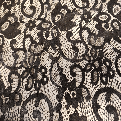 Black Floral Lace