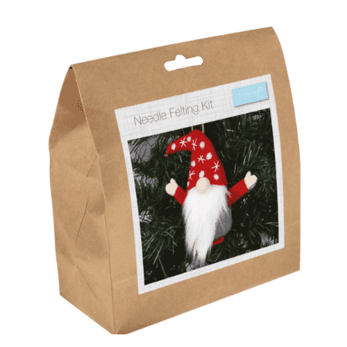 Needle Felting Kit: Christmas Gonk