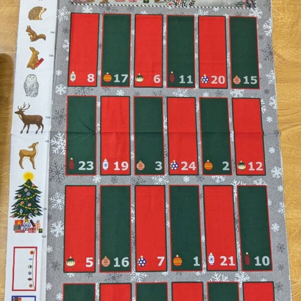Woodland Advent Calendar Panel