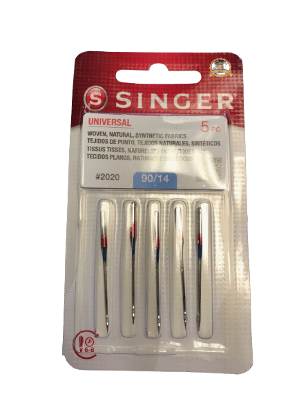 Singer Universal Sewing Machine Needles #2020 Size 90/14
