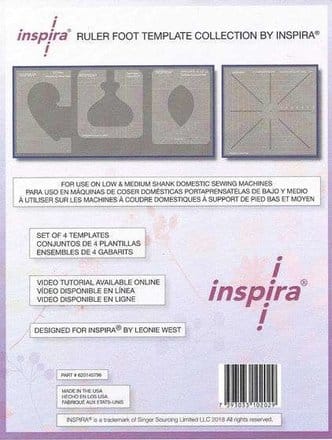 Inspira Ruler Foot Template Collection