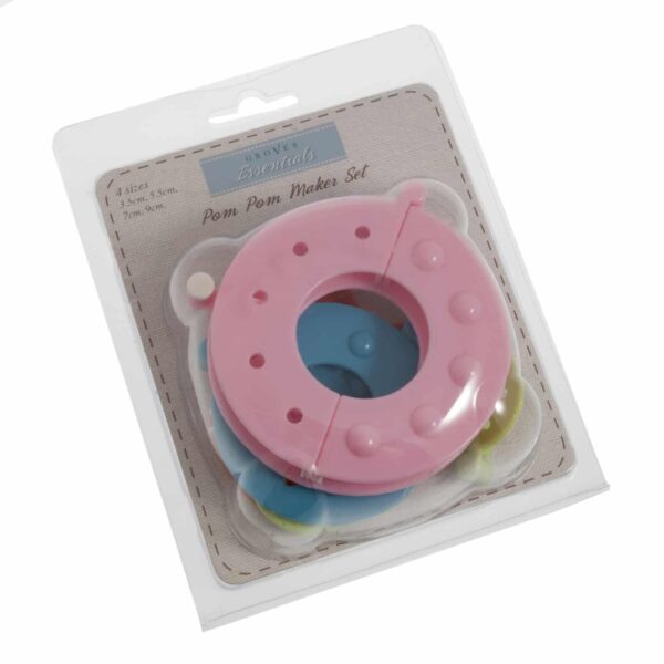 Pom Pom Maker Set (4 Pieces)