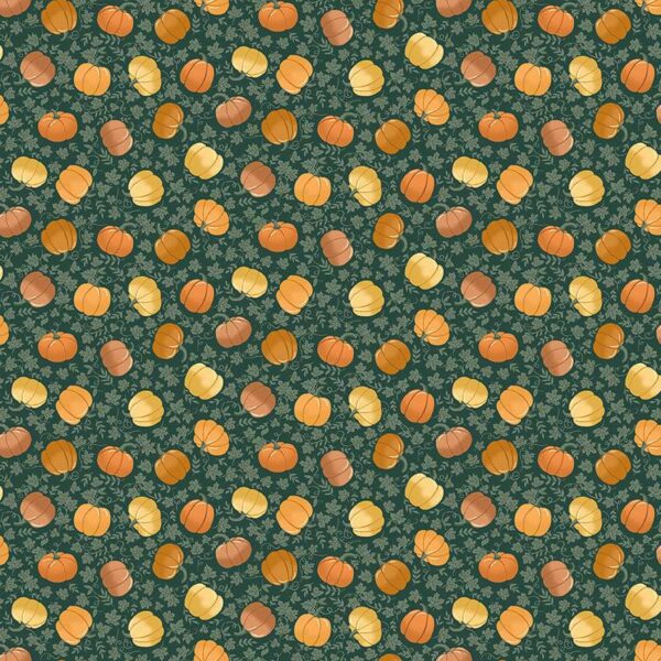 Makower Hello Autumn - Pumpkin Spice Green (101/G)