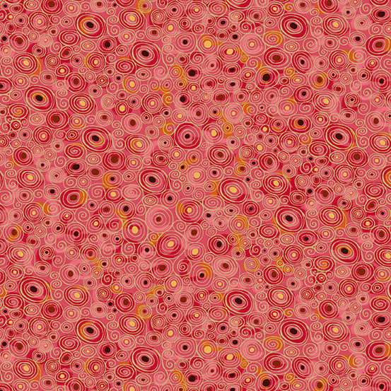 Golden By Makower UK - Red - Scroll