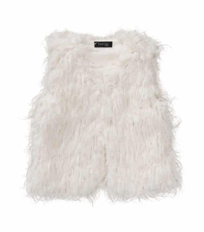 Burda Style Pattern B9333 Child's Fur Vest - Image 4