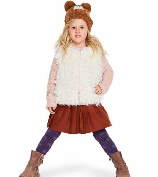 Burda Style Pattern B9333 Child's Fur Vest
