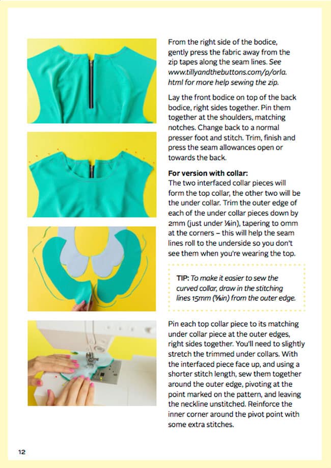 Tilly and The Buttons ORLA SHIFT TOP - Image 13
