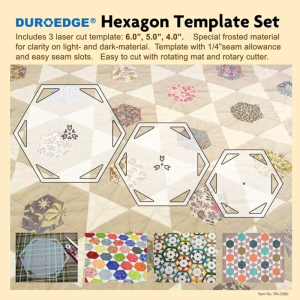 Quilting Hexagon Templates