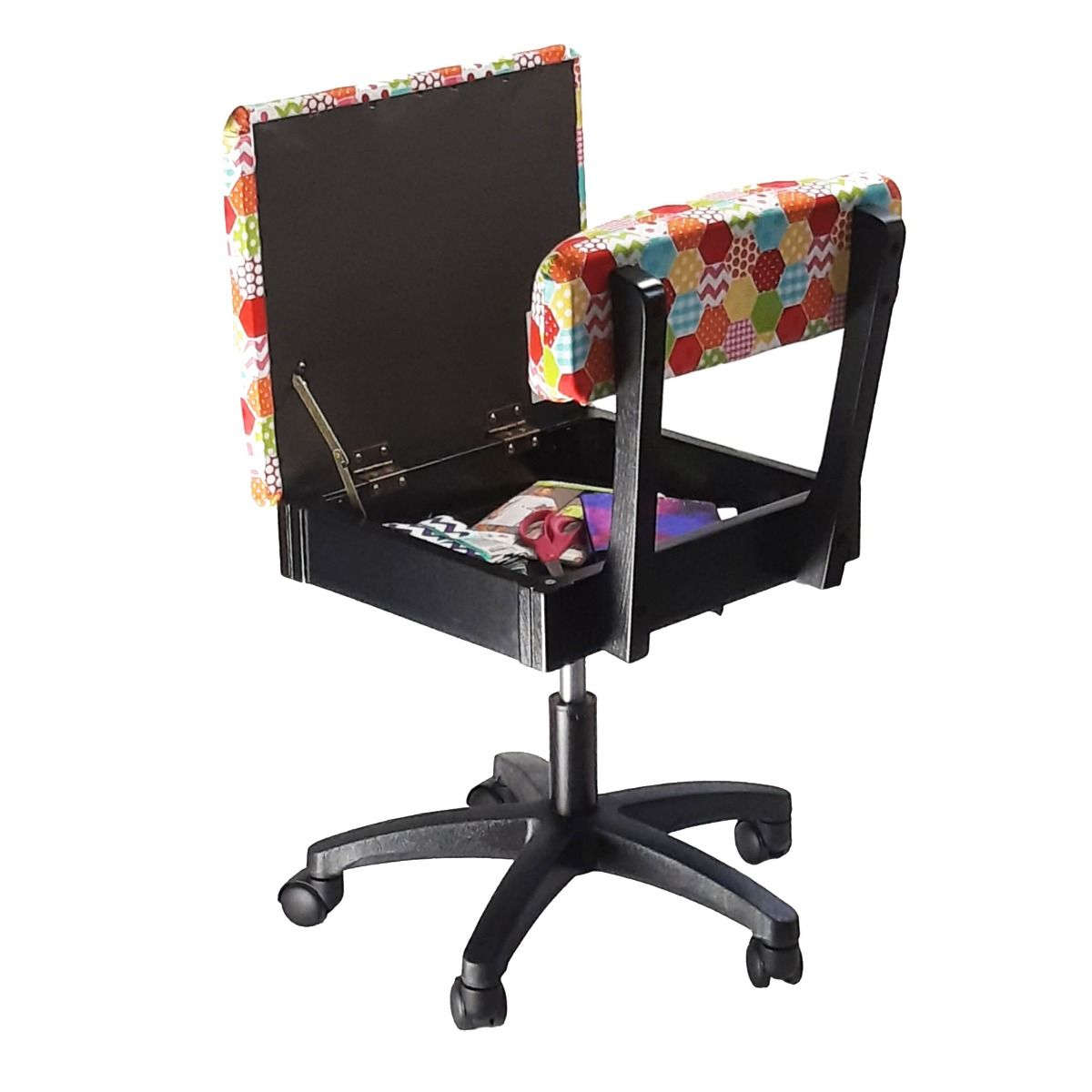 Hydraulic Sewing Chair - Patchwork - Image 4