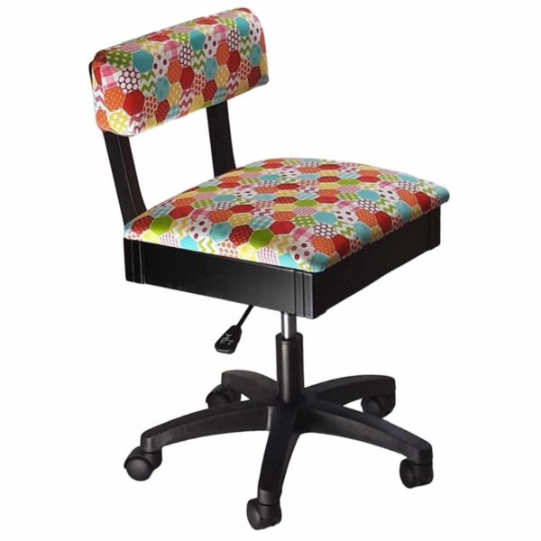 Hydraulic Sewing Chair - Patchwork