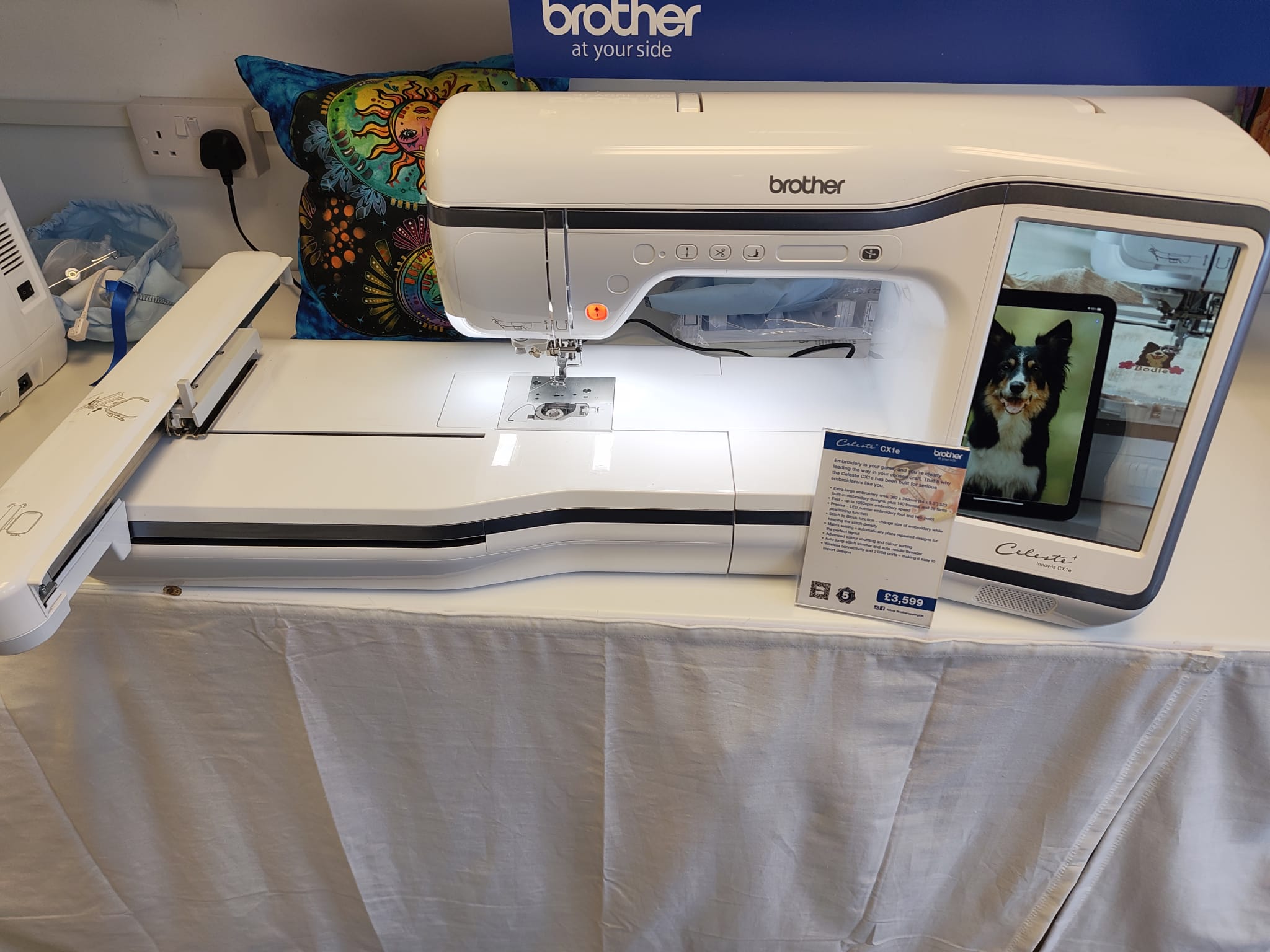 Brother Celeste Innov-is CX1e embroidery machine Ex Display