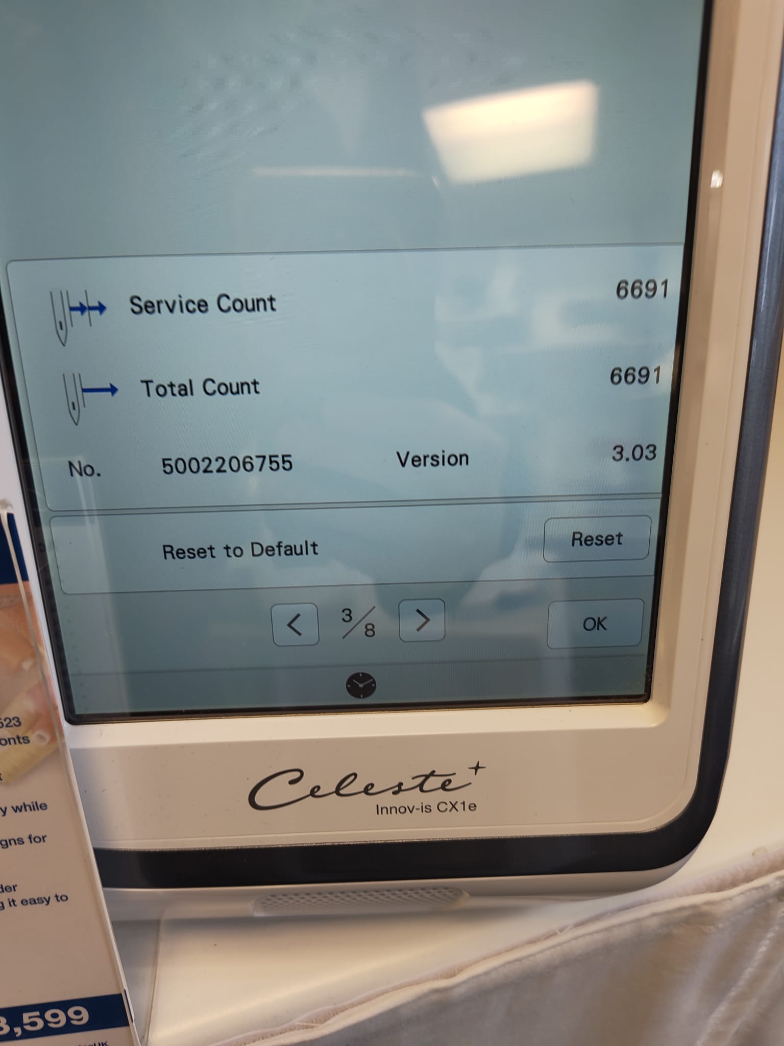 Brother Celeste Innov-is CX1e embroidery machine Ex Display - Image 5